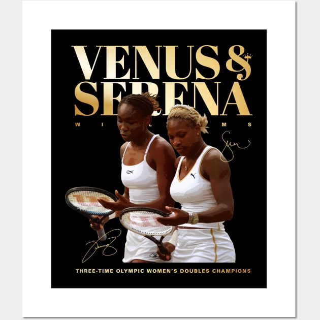 Venus x Serena Williams Wall Art by Juantamad